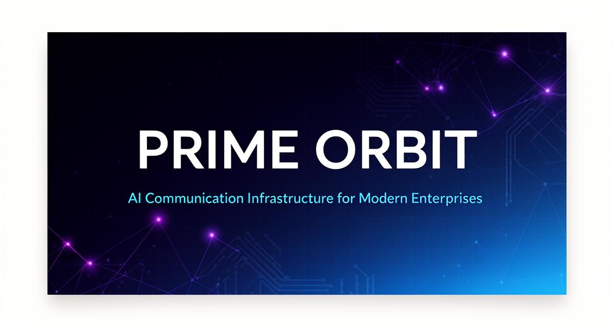 AI Communication Infrastructure — PRIME ORBIT
